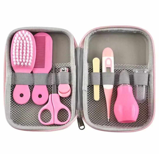 Ensemble pour les soins de bébé, aspirateur nasal, ciseaux à ongles, cartoon, sac de soins