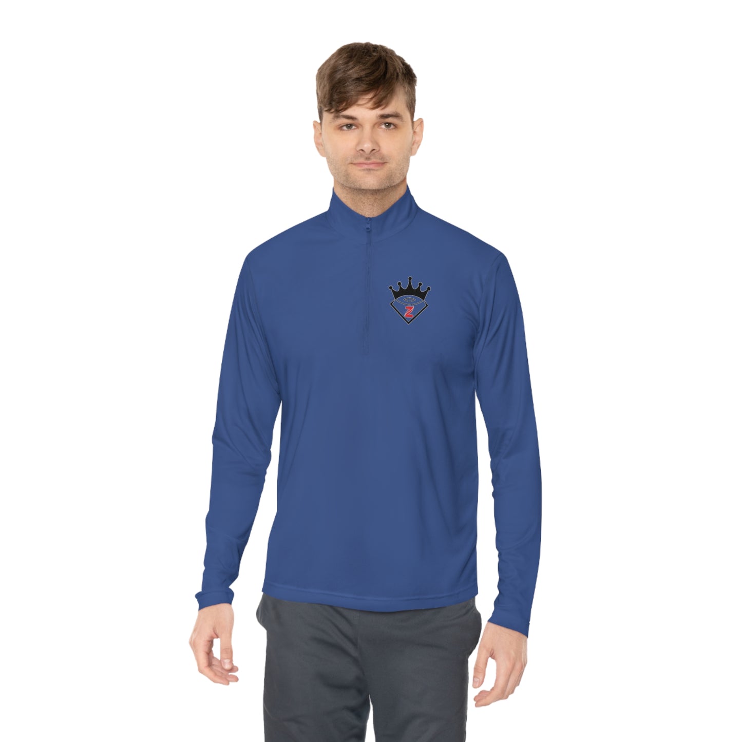 men Unisex Quarter-Zip Pullover