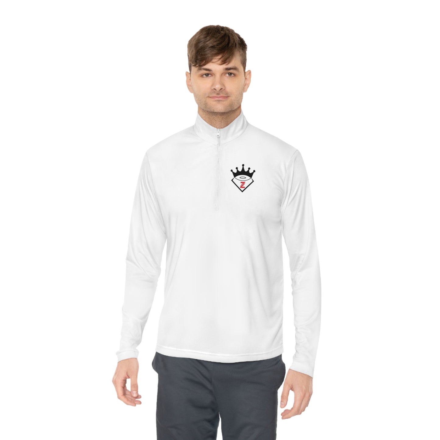 men Unisex Quarter-Zip Pullover