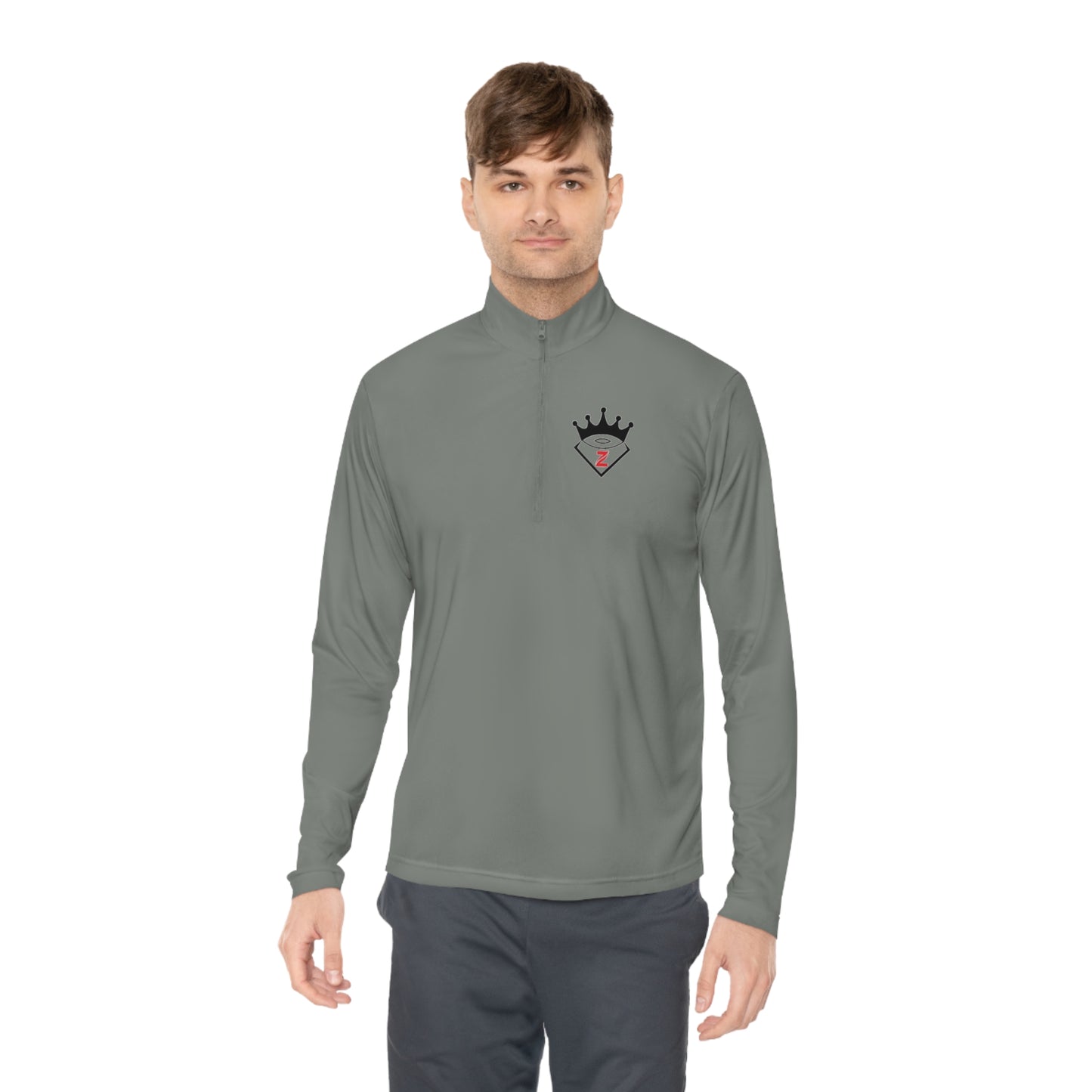 men Unisex Quarter-Zip Pullover